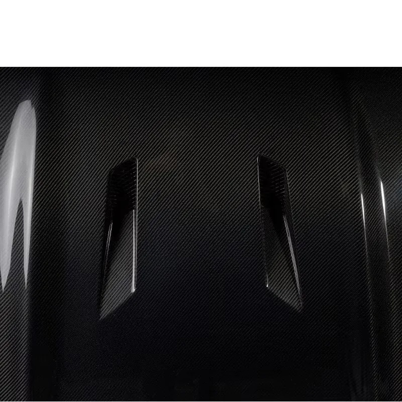 W204 C63 Engine Hood Single-Sided Carbon Fiber New Condition Black Screw-On Retrofit/Upgrade Option for Early